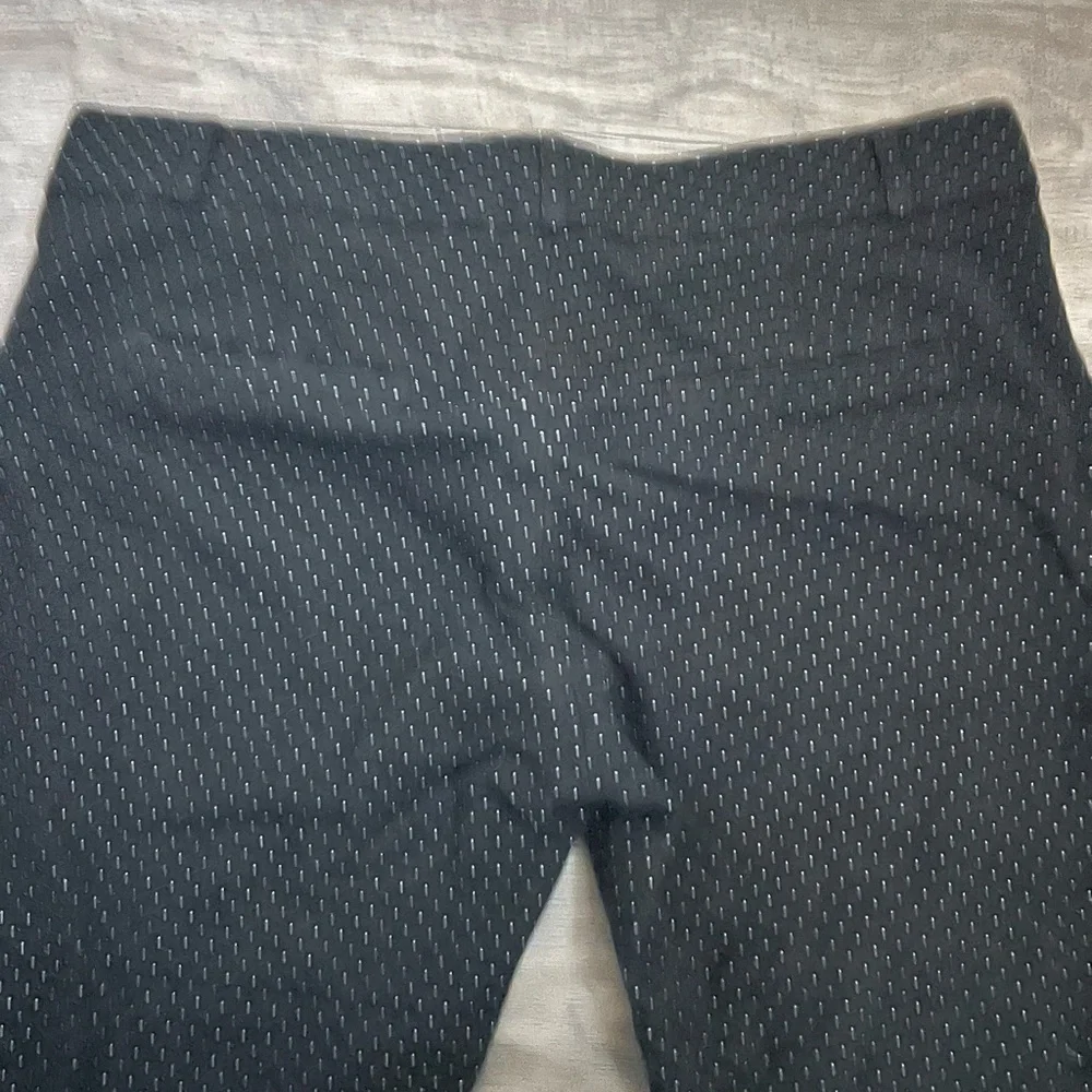 Banana Republic Sloan Ankle Black and white Polka Dot Straight Leg Career Pants - Picture 9 of 15
